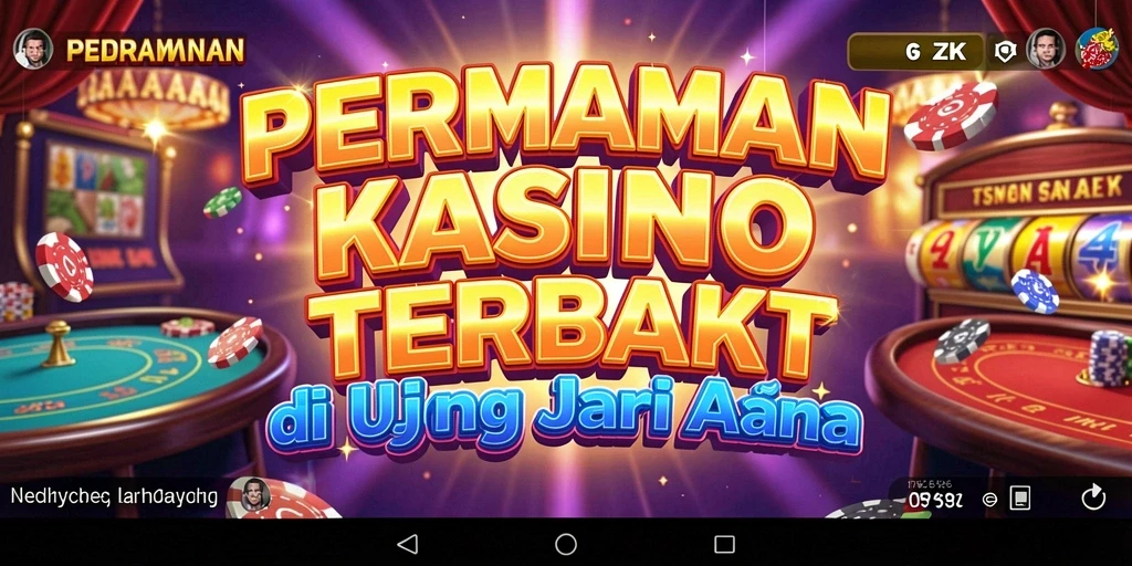 Tampilan gameplay mendebarkan dari aplikasi Kasino 5ZK.