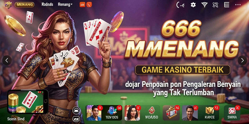 Tampilan gameplay <strong>666MENANG</strong> yang menarik dengan beragam opsi permainan kasino.