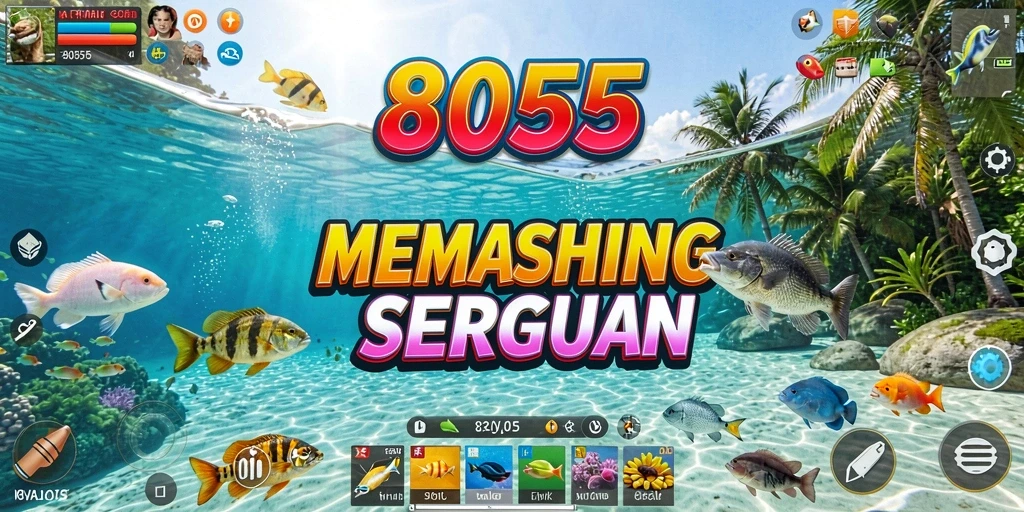 Tampilan gameplay yang mengesankan dalam game Fishing.