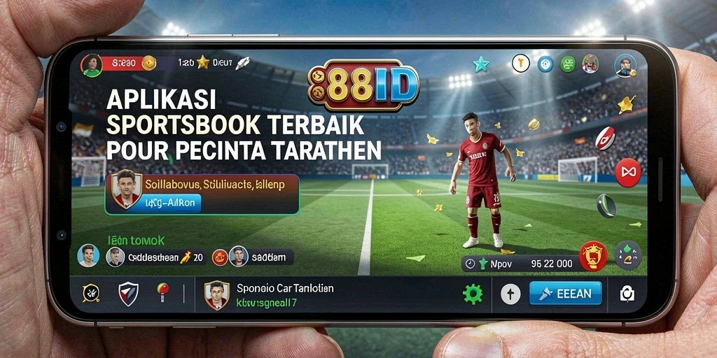 Tampilan antarmuka menarik dari 88ID saat bermain Sportsbook.