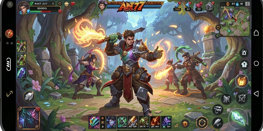 Tampilan gameplay AN777 yang menegangkan dan seru.