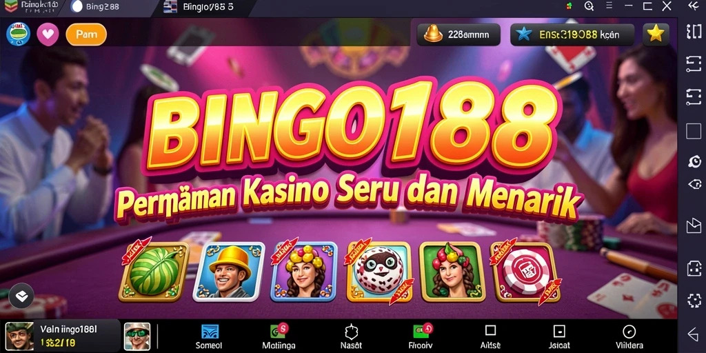 Tampilan gameplay BINGO188 yang seru dan mengasyikkan.