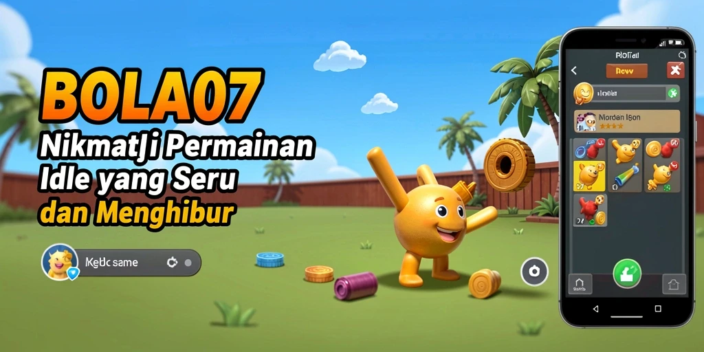 Tampilan gameplay BOLA07 yang menarik dengan karakter dan tim yang beragam.