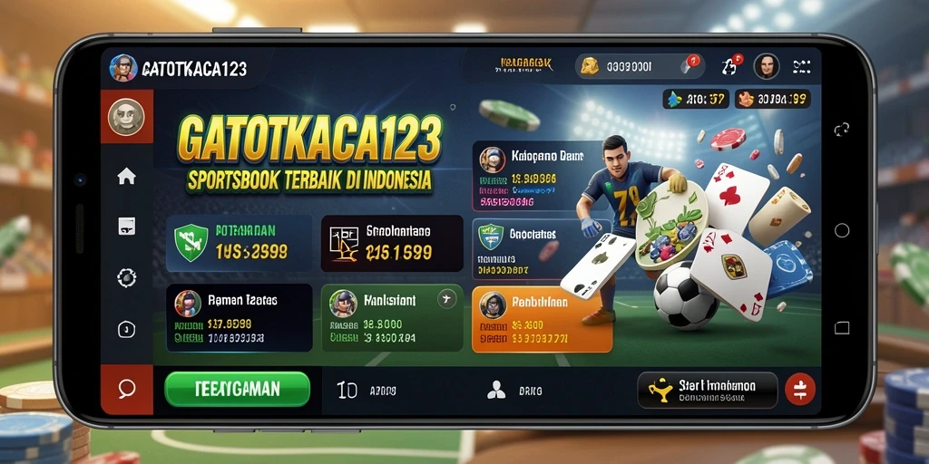 Tampilan menarik dari GATOTKACA123 saat pengguna memasang taruhan.