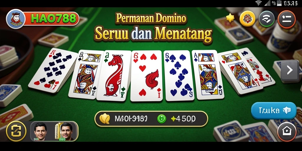 Screenshot utama HAO788 menampilkan gameplay Domino yang seru dan kompetitif.