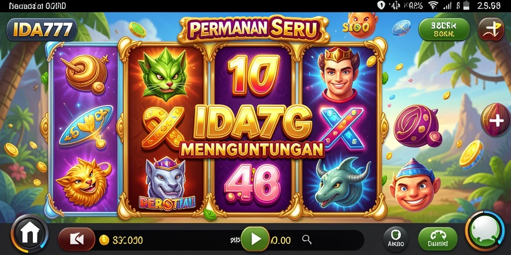 Tampilan menawan dari gameplay Slot IDA777.