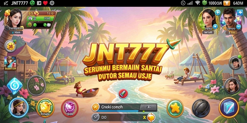 Tangkapan layar JNT777 menunjukkan gameplay yang seru dan penuh warna.
