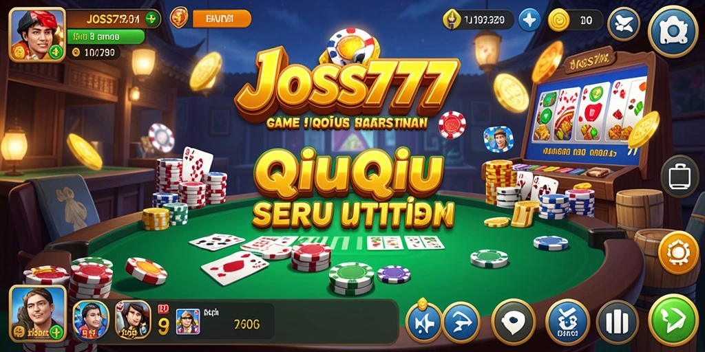Screenshot gameplay JOSS777 menampilkan aksi seru di QiuQiu.