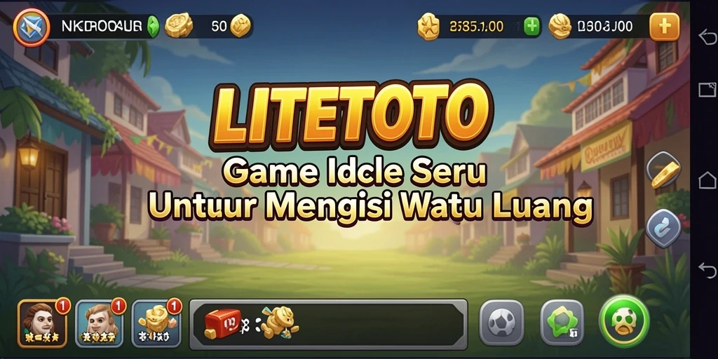 Tampilan gameplay LITETOTO yang menawan dan interaktif.