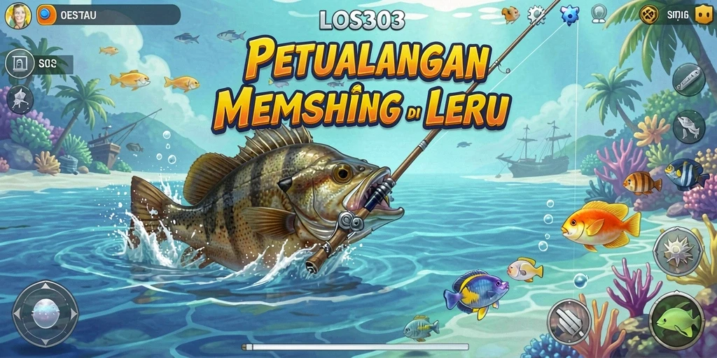 Gameplay seru dalam memancing yang menegangkan.