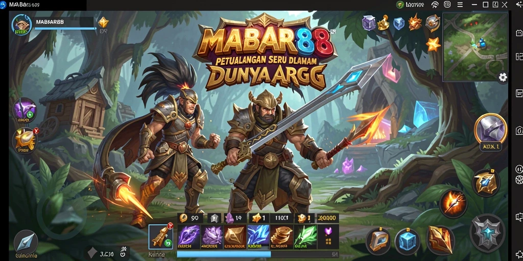Tampilan gameplay seru dalam MABAR88 dengan aksi mendebarkan.