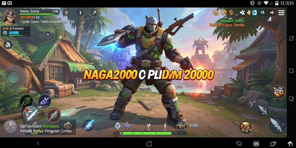 Tampilan antarmuka utama NAGA2000 yang menarik dan fungsional.