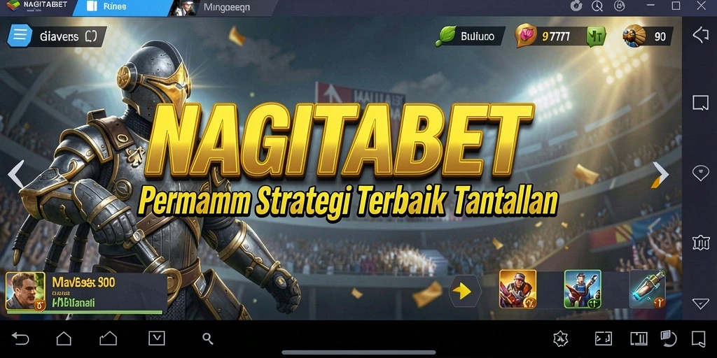 Tampilan layar NAGITABET menampilkan gameplay yang penuh strategi dan tantangan.