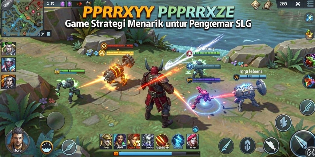 Tampilan gameplay dari PPRRYY yang menarik dan strategis.