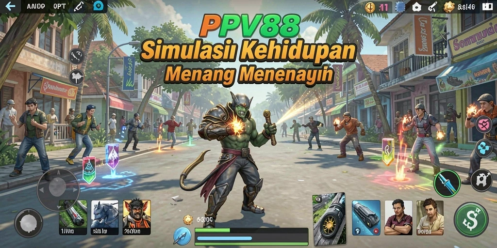 Tampilan gameplay menarik dari PPV88 yang menunjukkan interaksi karakter.
