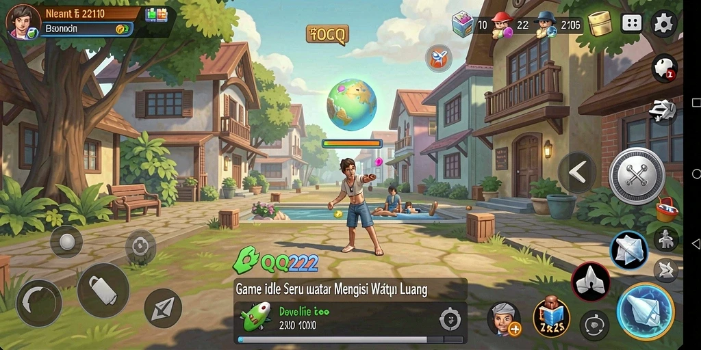 Tampilan gameplay <strong>QQ222</strong> yang seru dan menarik dalam kategori Idle.