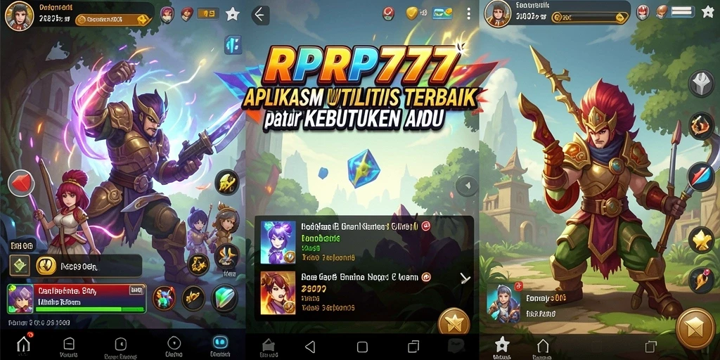 Screenshot RPRP777 menampilkan fitur utilitas yang memudahkan pengguna.