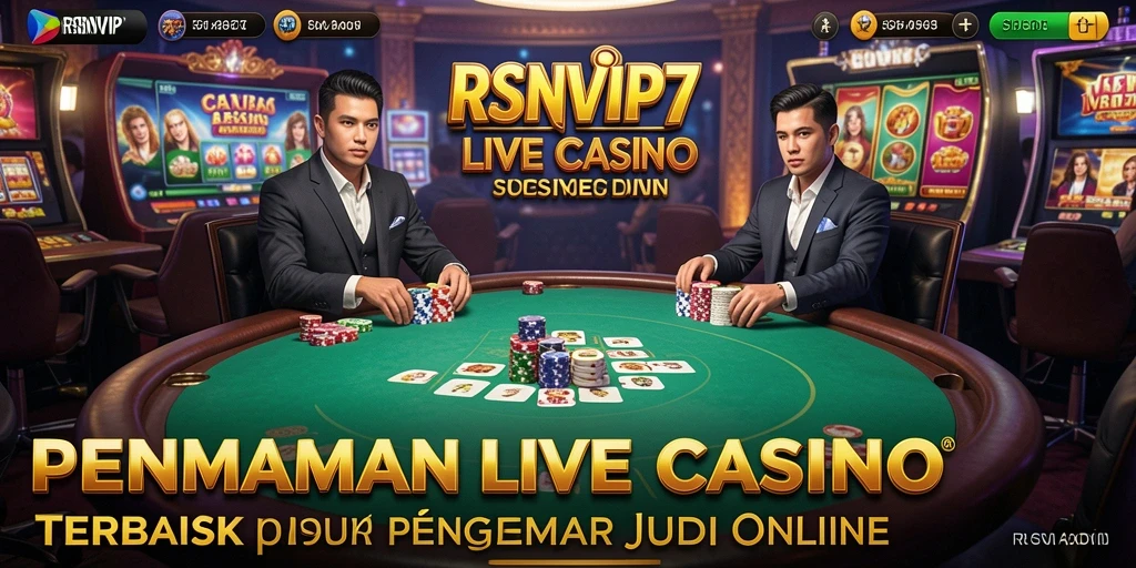 Tampilan gameplay Live Casino yang menarik di RSNVIP7.