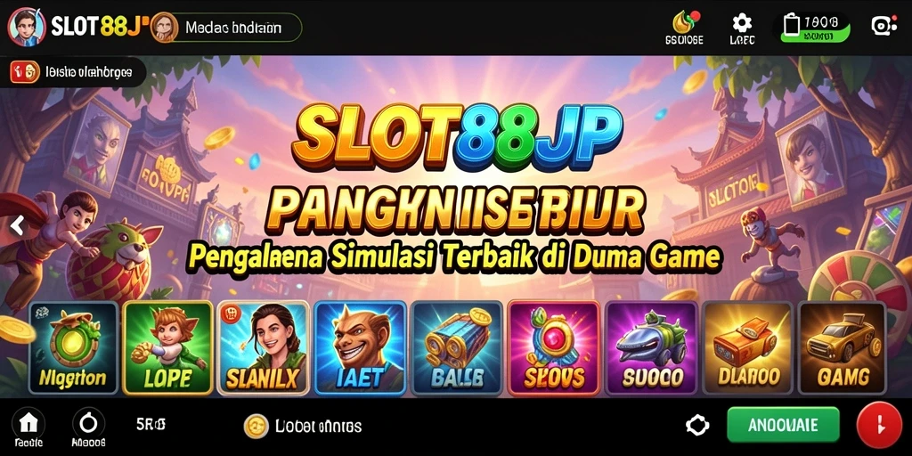 Gameplay SLOT88JP yang seru dan interaktif dalam dunia simulasi.