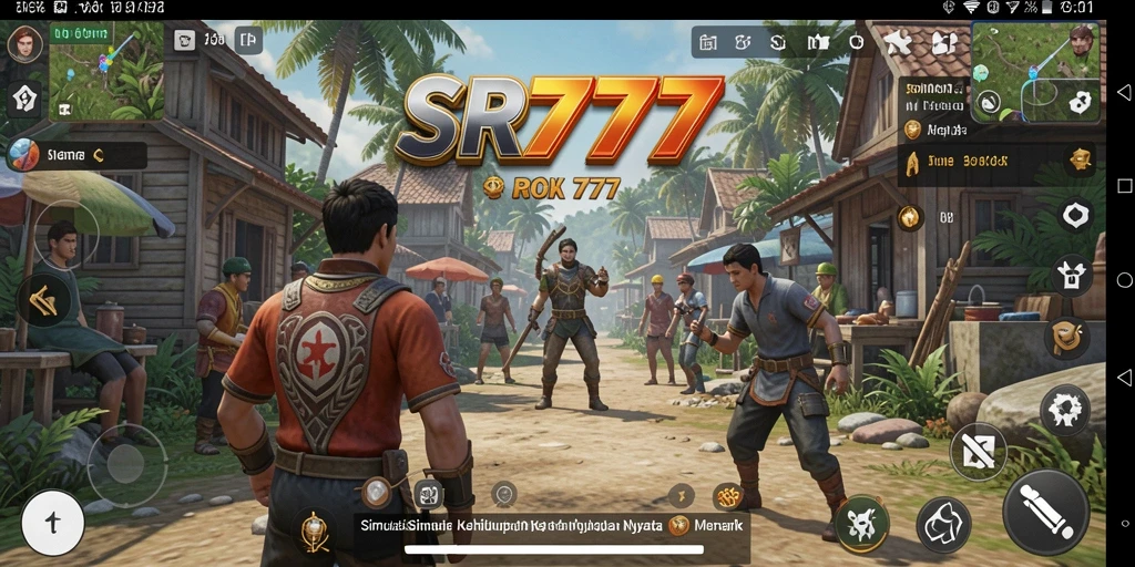 Tampilan gameplay SR777 yang realistis dan interaktif.