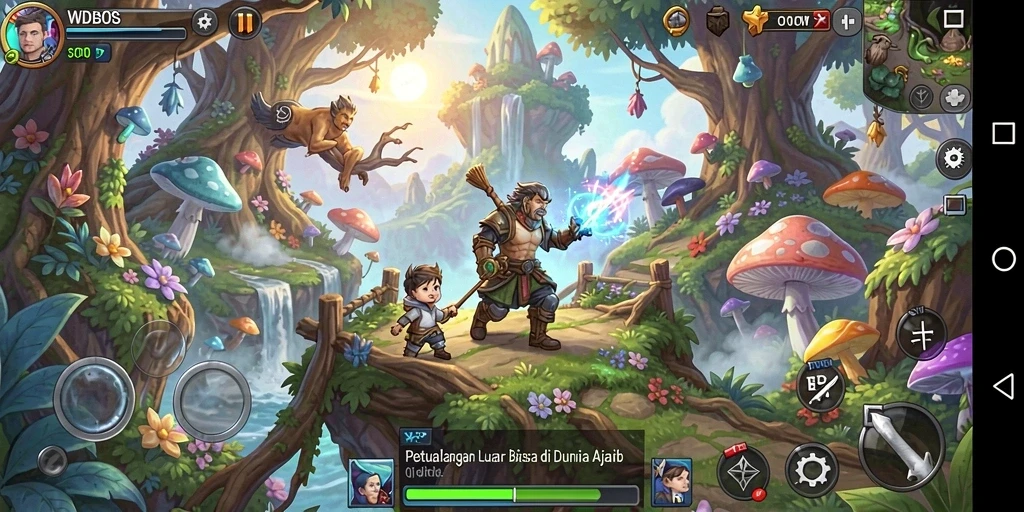 Tampilan menakjubkan dari gameplay WDBOS yang memikat.